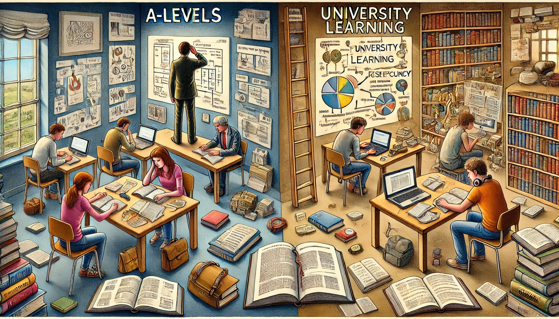 The Difference Between A-Levels and University Learning